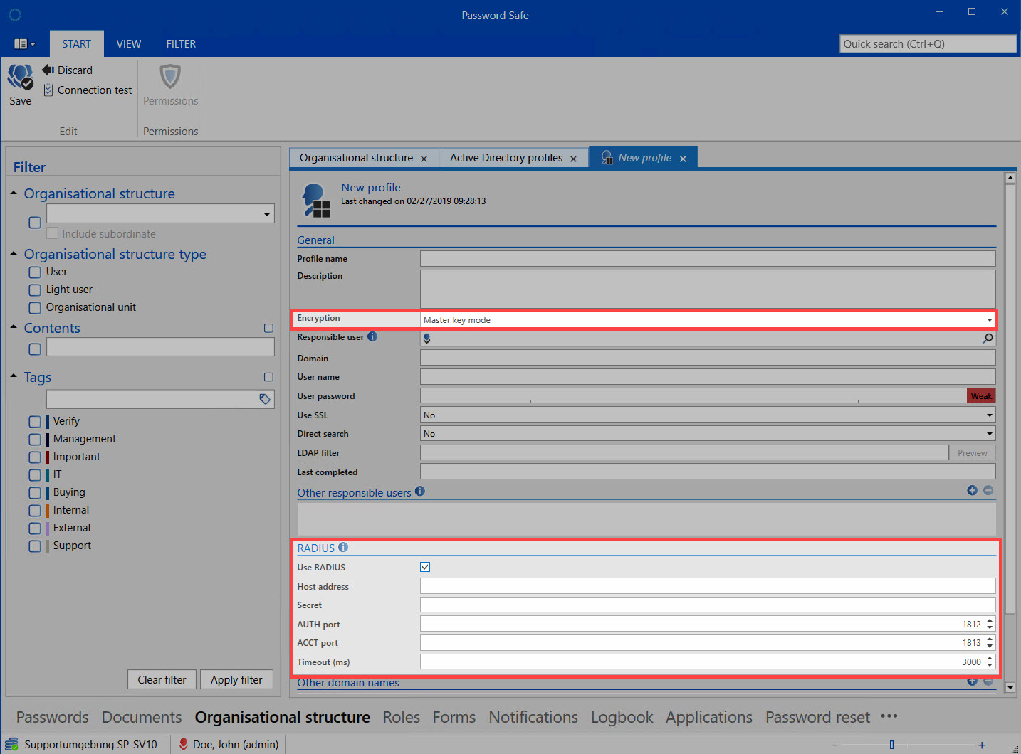 picture radius settings