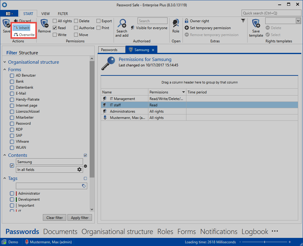 picture inherit permissions